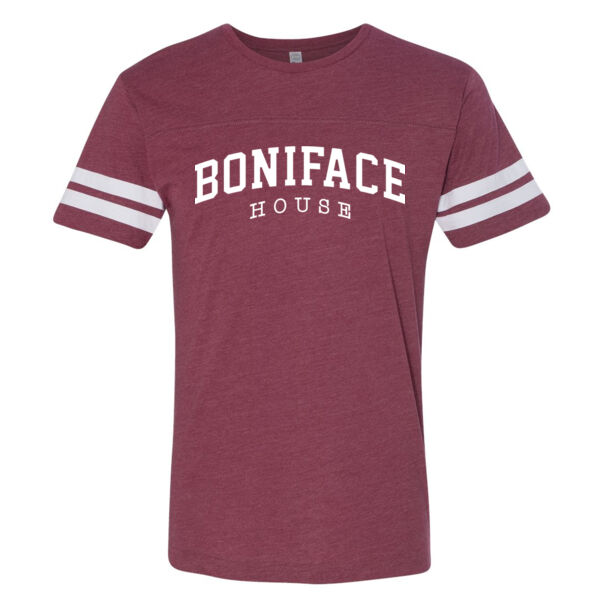 LAT - Adult Football Fine Jersey Tee - Printed Logos Thumbnail