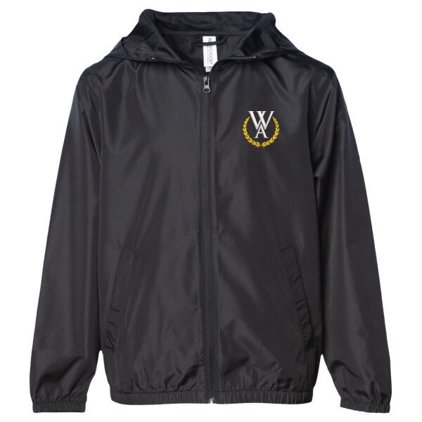Independent Trading Co. - Youth Lightweight Windbreaker Full-Zip Jacket - Embroidered Logo Thumbnail