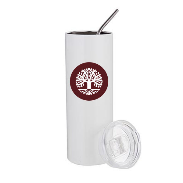 20oz. Stainless Steel Tumbler - Sublimated Logo Thumbnail