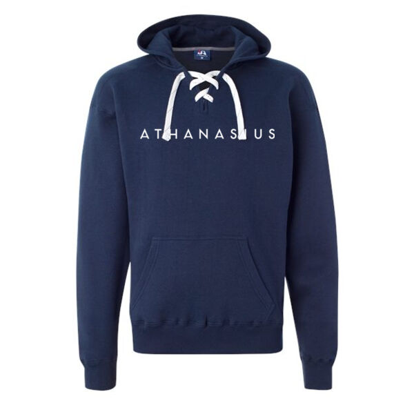 J.America - Sport Lace Hooded Sweatshirt - Printed Logo Thumbnail